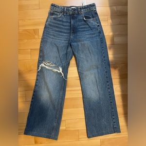 Zara High Rise Bootcut Jean
